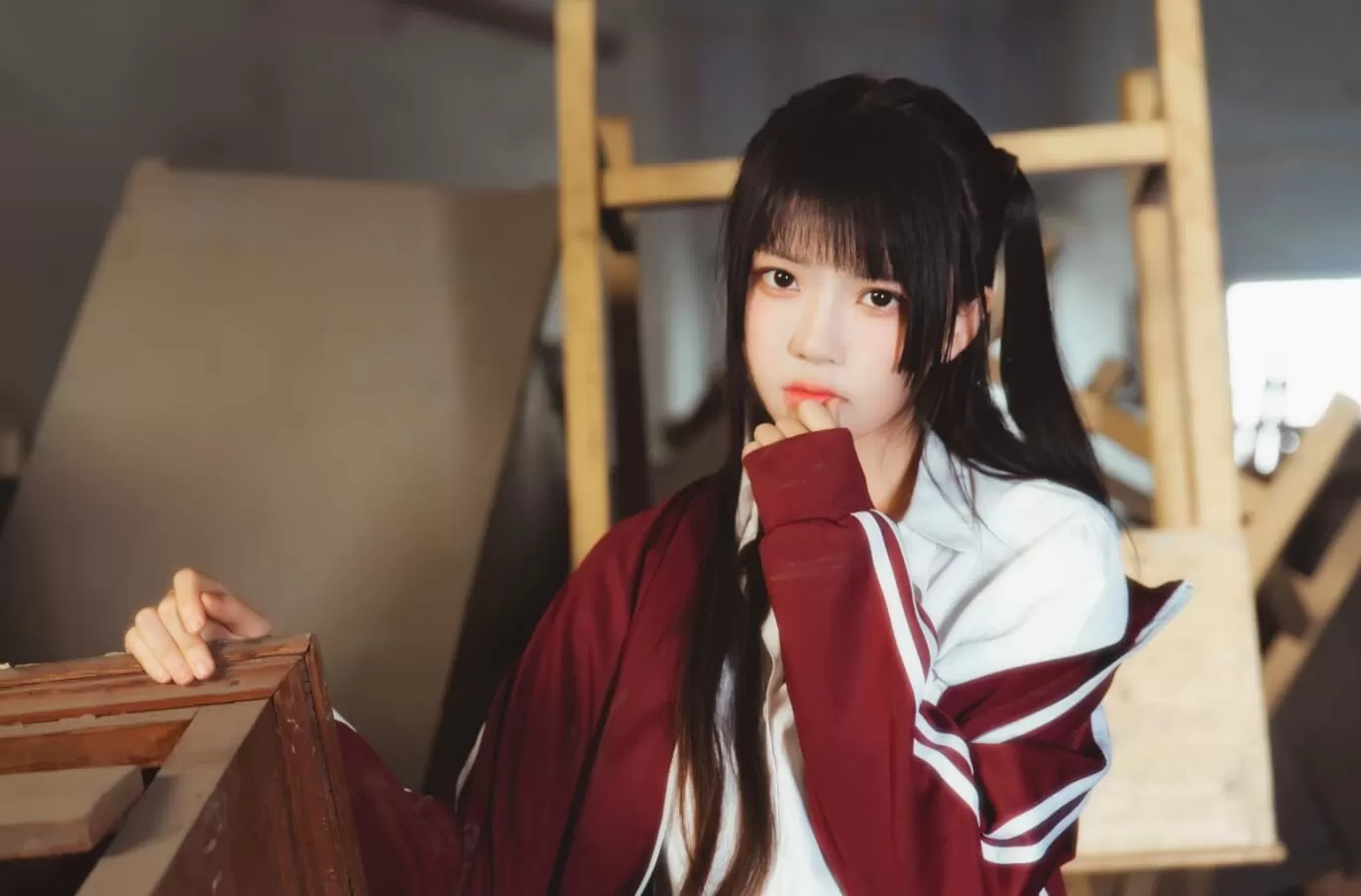 桜桃喵-桜桃未熟3 废弃教室​​​​[38P-717M]