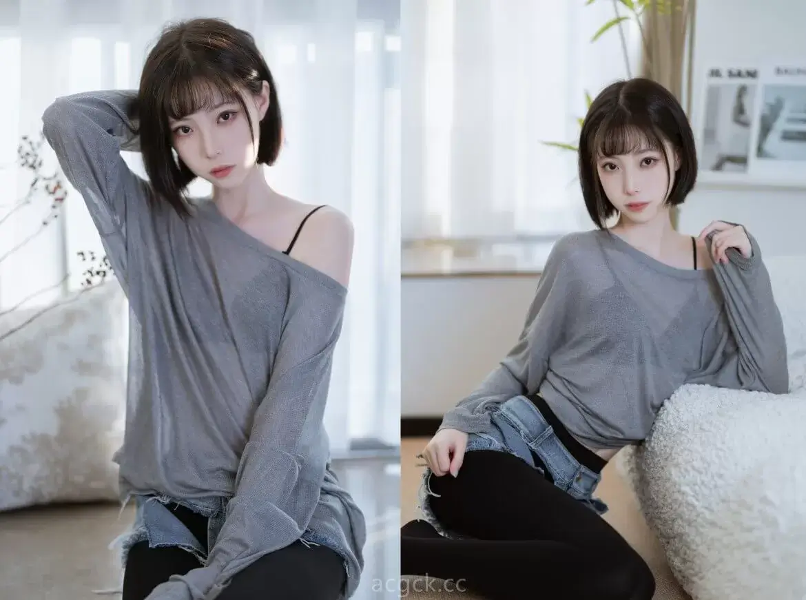 许岚LAN – 半透毛衣