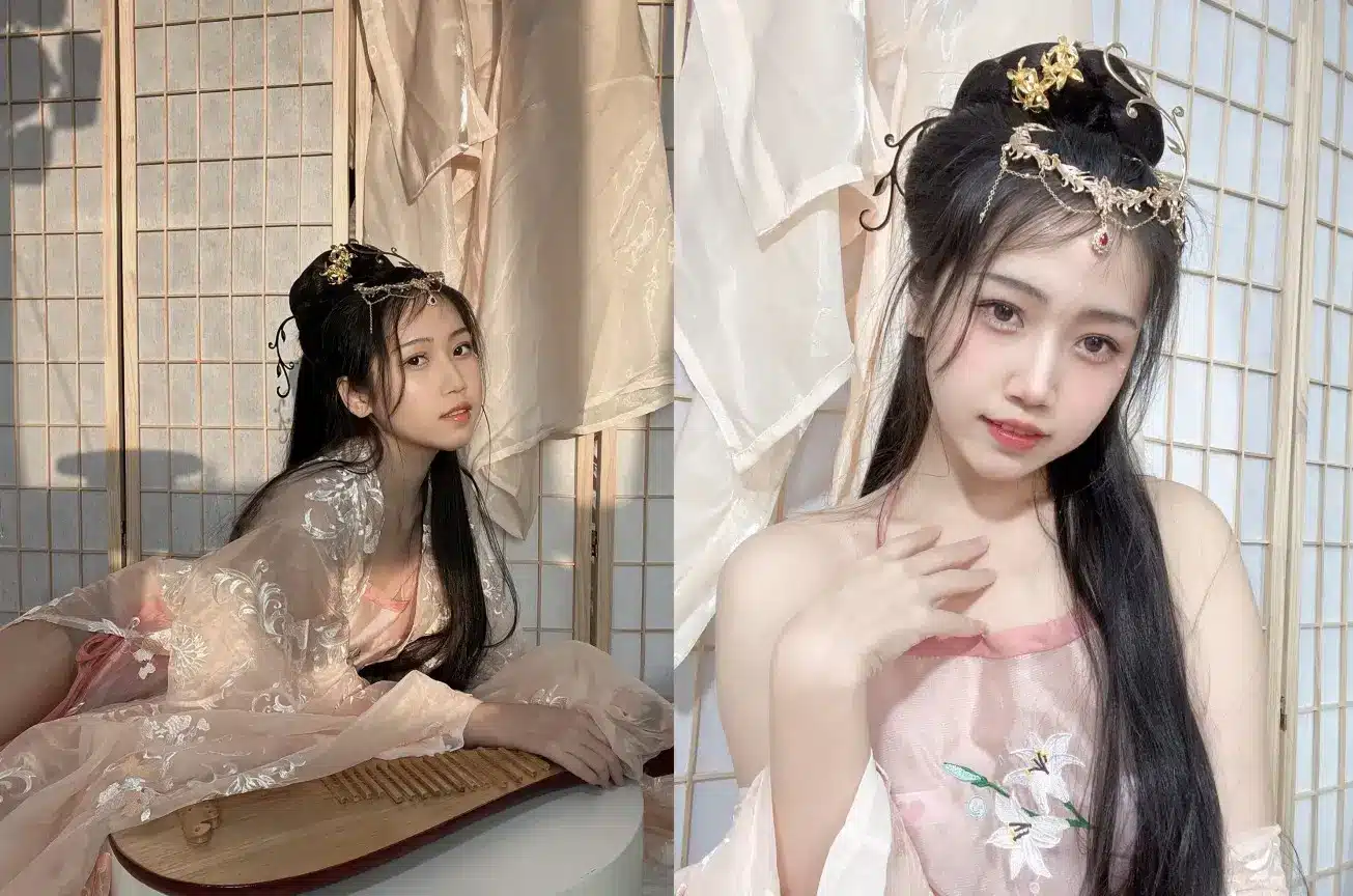 不呆猫 – 古风温泉人妻 [56P+1V／1.89GB]
