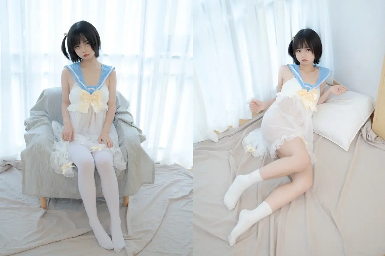 少女秩序 – GR07L 白丝睡衣