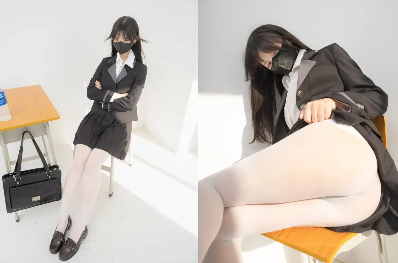 紧急企划 内部 见希w 职员 白丝OL制服