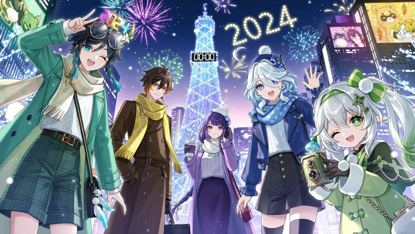 原神 2024新年 4K壁纸